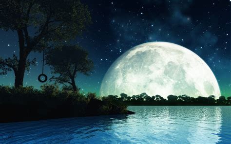 Beautiful Romantic Moonlight Wallpapers Stunningmesh