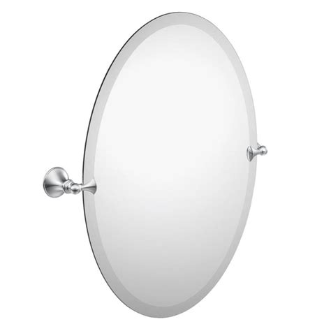 Moen Glenshire 2281 In Chrome Oval Frameless Bathroom Mirror At