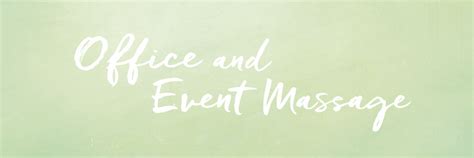 Office And Event Massage Jimmi Massage