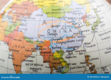 De Wereldkaart Van China Fotos Gratis En Royaltyvrije Stockfotos