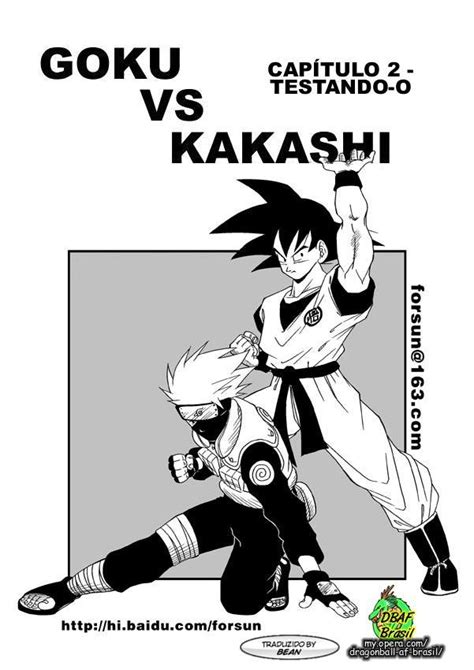 Mangá Db Zp Goku Vs Kakashi 02 Wiki Conteúdo Dragon Ball Oficial
