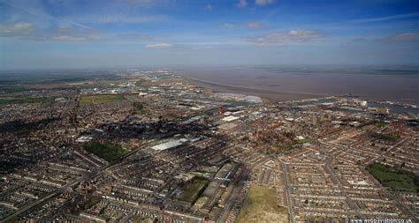 Grimsby From The Air Aerial Photographs Of Great Britain By Jonathan