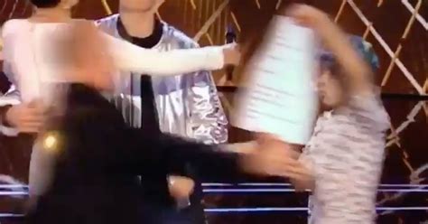 The Voice Final In Chaos As Man Invades Stage And Gets Tackled By Security While Brandishing