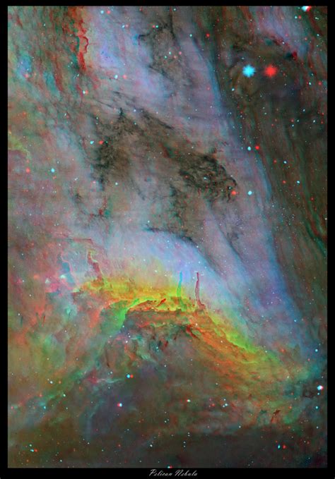 Astro Anarchy Pelican Nebula As An Anaglyph Redcyan 3d