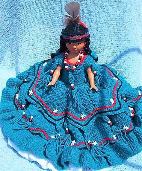 Vintage Crochet Pattern 13 Cactus Flower Indian Princess Etsy