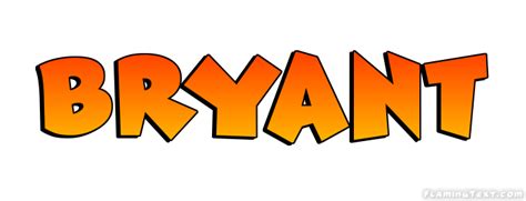 Bryant Лого Бесплатный инструмент для дизайна имени от Flaming Text
