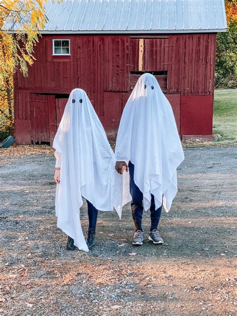 Kathleens Fashion Fix Boo Couples Homemade Ghost Costumes Ghost