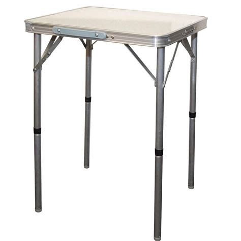 Adjustable Height Aluminum Table Four Corners Wd911 H1 Folding