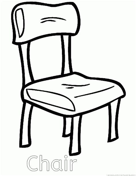 Chair Coloring Pages - Coloring Home