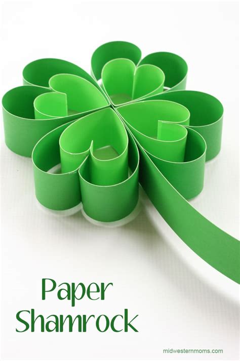 How To Make A Paper Shamrock