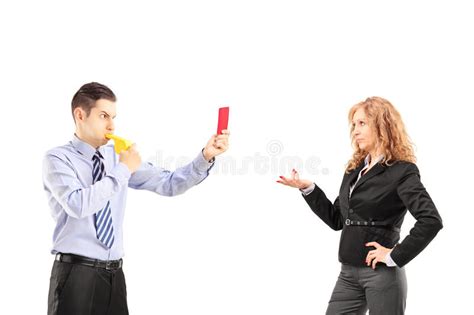 Red Card Stock Photo Image Of Card Desperation Foul 299316