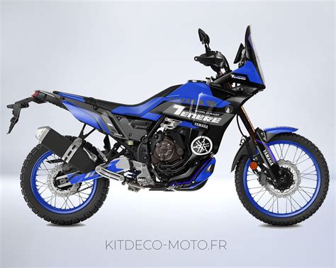 Grafik Kit Yamaha 700 Tenere World Raid Factory Blue Kitdeco Motofr