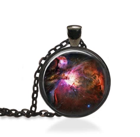 Orion Nebula Jewelry Orion Constellation Necklace Outer Etsy