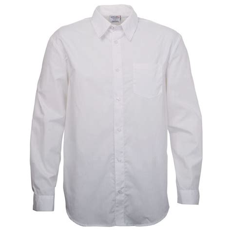 Schooltex Long Sleeve School Shirt White The Warehouse