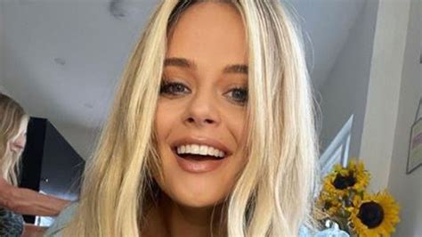 Emily Atack Shows Off Very Chic Blonde Bob In Beautiful Hair