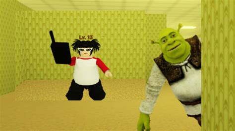 Shrek Backrooms Game On Roblox Youtube