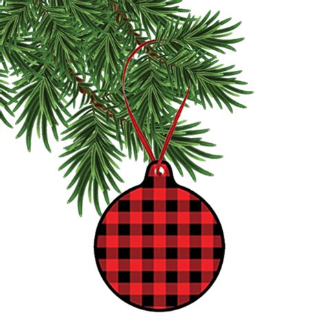 Buffalo Check Ornament