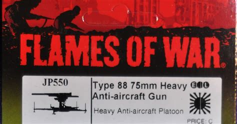Miniature Ordnance Review Flames Of War Japanese Type 88 75mm Anti