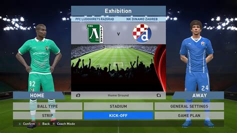 Dinamo Zagreb Vs Ludogorets - PFC Ludogorets Razgrad vs NK Dinamo Zagreb, PES 2016, PRO EVOLUTION