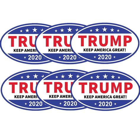 Buy Kortes 6 Pack Donald Trump Magnet For 2020 President United States