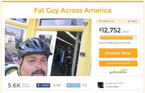 Fat Guy Eric Hites Bikes Across America To Win Back Wife Business