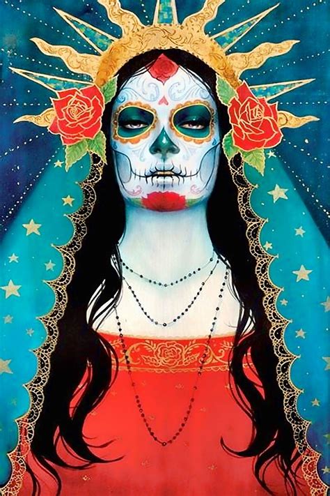 Maybe you would like to learn more about one of these? "El Dia De Los Muertos VI" CANVAS or PRINT WALL ART | Dia ...