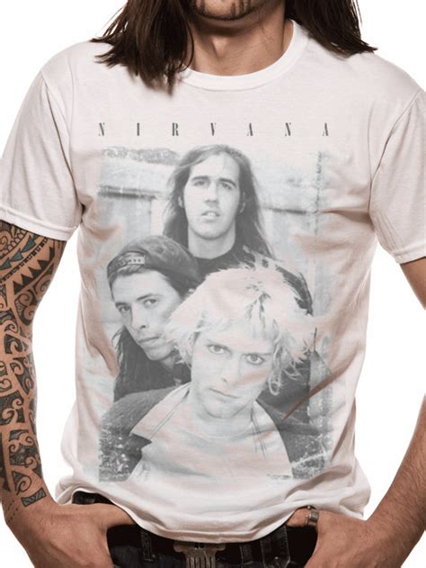 Nirvana Group Photo T Shirt Tm Shop