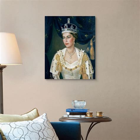 Villages, towns and cities across the uk were decorated in red, white and blue bunting, and in london the roads were packed with. Portrait of Queen Elizabeth II wearing coronation robes ...