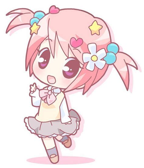 Pink Hair Chibi Girl Kawaii And Other Cute Drawings Pinterest