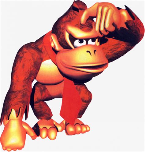 Donkey Kong Png Donkey Kong Confused Hd Png Download 552410 Png