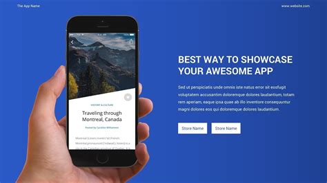 Best Mobile App Showcase Powerpoint Presentation Template Youtube