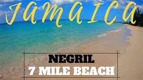 Backpacking Jamaica Alone 7 Mile Beach Negril Jamaica Travel Vlog