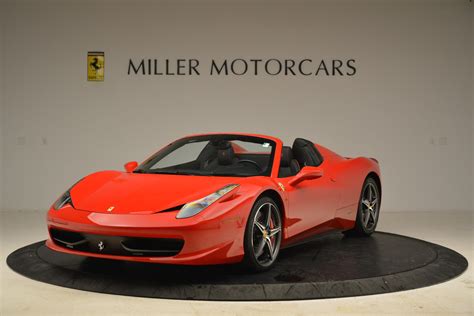 Pre Owned 2014 Ferrari 458 Spider For Sale Special Pricing Mclaren