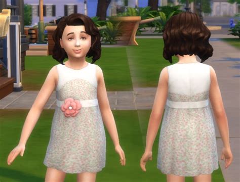Dress Flower For Girls At My Stuff Sims 4 Updates
