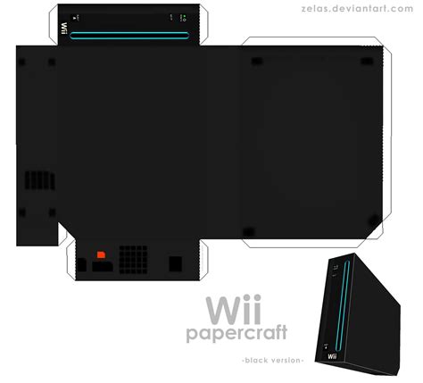 9simple Papercraft Wii Template Selkietwins