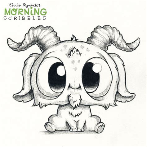Chris Ryniak Creating Friendly Monster Drawings Patreon Cute