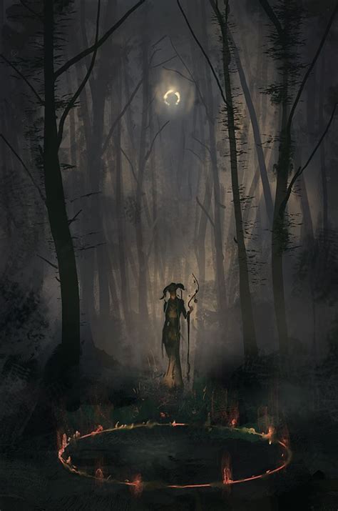 Forest Witch Forest Witch Art Artwork