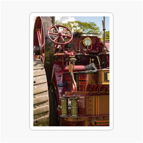 Steam Engine Greeting Card Blank Sticker For Sale By Papacola1947
