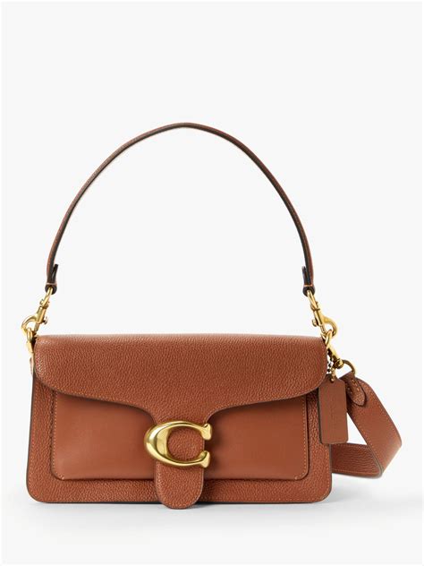 Coach Tabby 26 Leather Shoulder Bag In Brown Lyst Uk