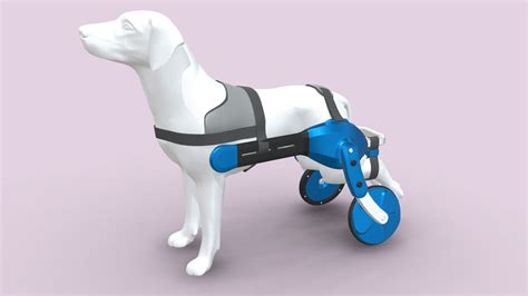 A Wheelchair For Dogs 3d Model By Artur Balthazar Arturbalthazar