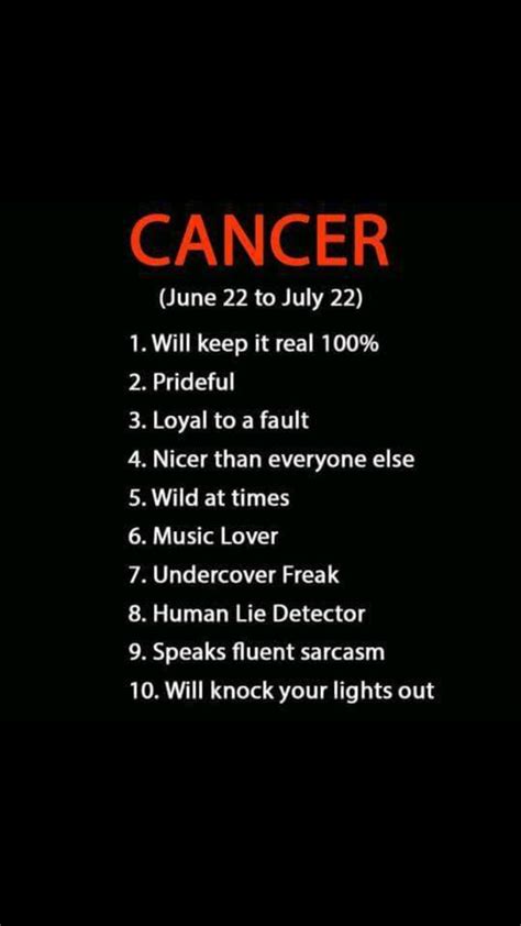 I Dont Agree With Prideful But Everything Else Is Spot On Cancer Quotes Zodiac Astrology