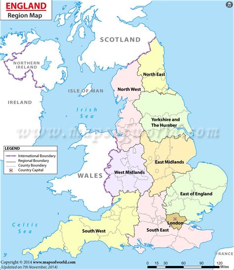 Map Of England Regions Map Of Spain Andalucia