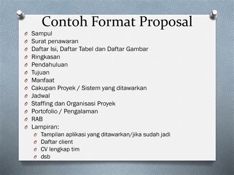 Contoh Ringkasan Proposal Gambaran