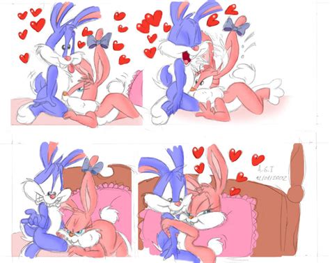 Rule 34 A G I Babs Bunny Buster Bunny Color Fellatio Female Furry Male Oral Rabbit Straight