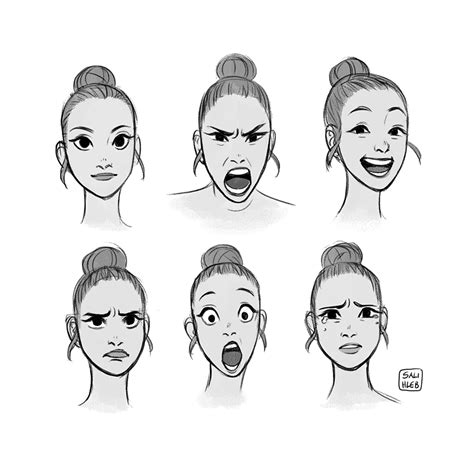 Scared Face Drawing Girl Face Drawing Face Drawing Reference Face Art Facial Expressions