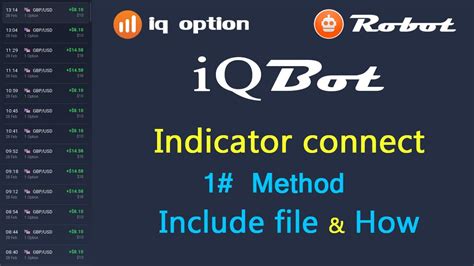 Binary Options Robot Connect Mt4 Indicators With Iqbot Using Include
