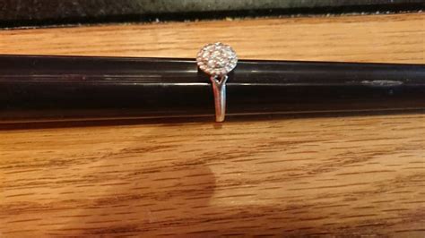 9 Carat Diamond Ring 10mm Across Top All Diamond Ring Seven Etsy Uk
