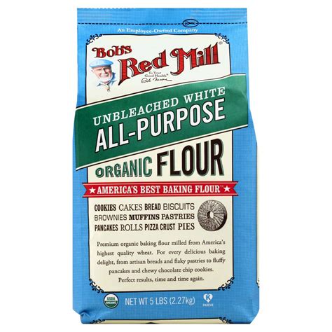 Bob S Red Mill White Unbleached Organic Flour Shop Flour At H E B