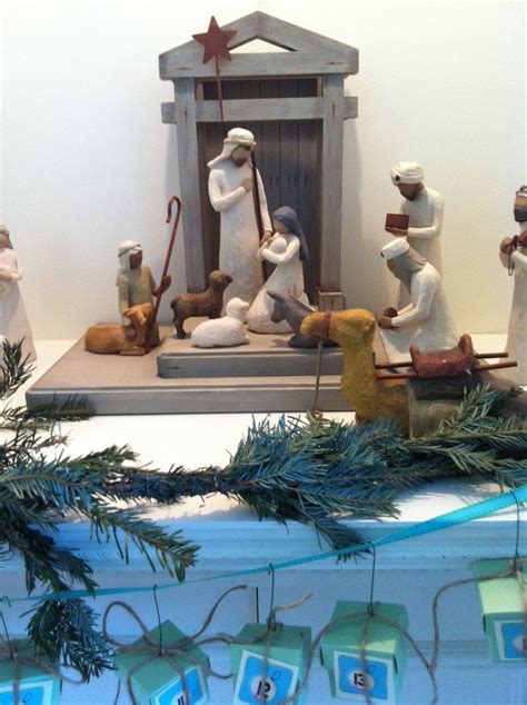 Nativity Scene by Willow Tree | Willow tree nativity, Willow tree nativity set, Festive crafts