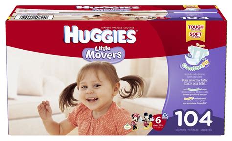 Huggies Little Movers Diapers Size 6 104 Count Free Shipping